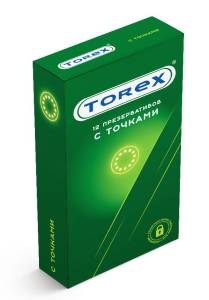 Презервативы Torex с точками 12шт