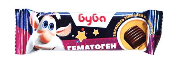 Изображение товара Гематоген народный детский Буба 25г Гематоген народный детский Буба 25г фотография